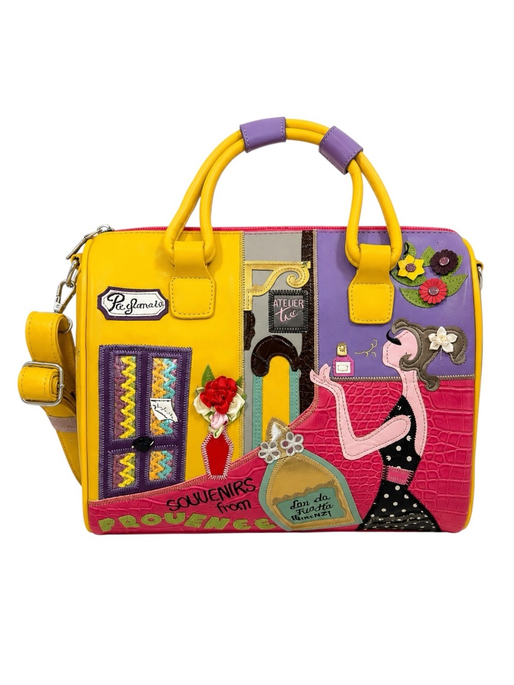 NEW Whimsy Brcociolini BLN Boston Bag
Souvenirs From Provence Crossbody Satchel